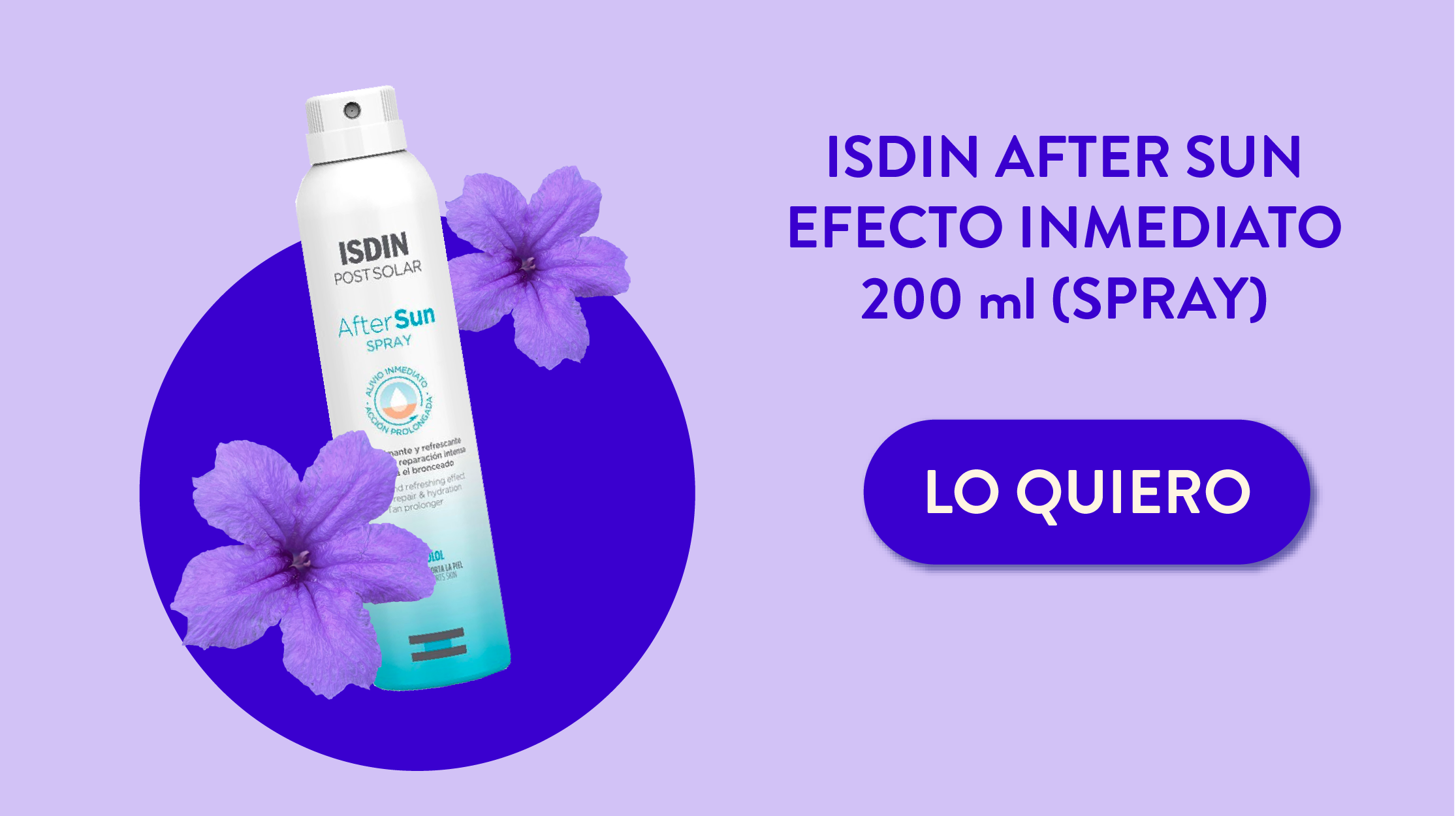 ISDIN AFTER SUN EFECTO INMEDIATO 200 ml (SPRAY)